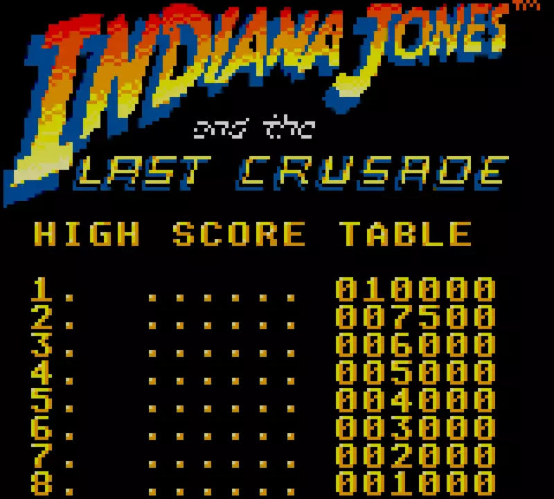 Image n° 7 - screenshots  : Indiana Jones and the Last Crusade